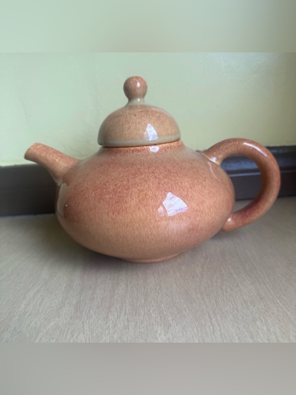 Franciscan El Patio 1940s Teapot Golden Glow Pottery Teapot Ceramic Good Vintage